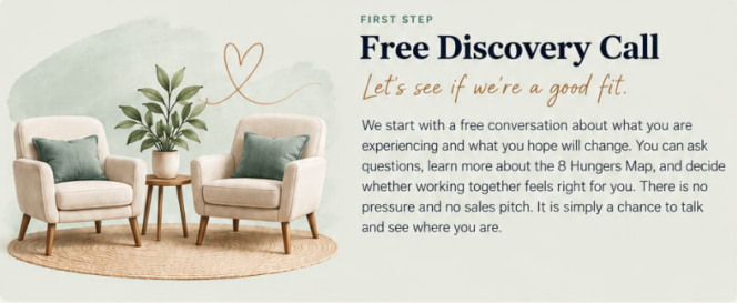 First Step: Free Discovery Call. Let's see if we're a good fit.